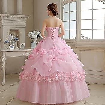 Amazon | [lsjdln] ウェディングドレス aライン 花嫁 二次会
